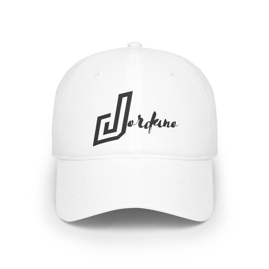 Stylish Low Profile Baseball Cap with Custom Script Design